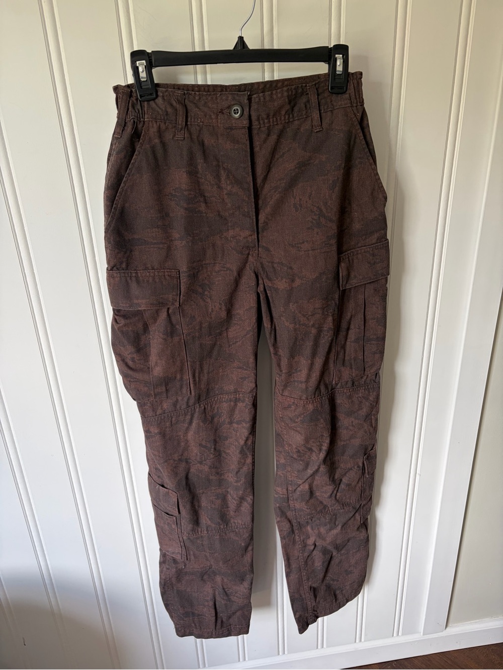 Authentic USAF Air Force Women's Tiger Stripe Camo Pants RARE Brown Variant 10R
